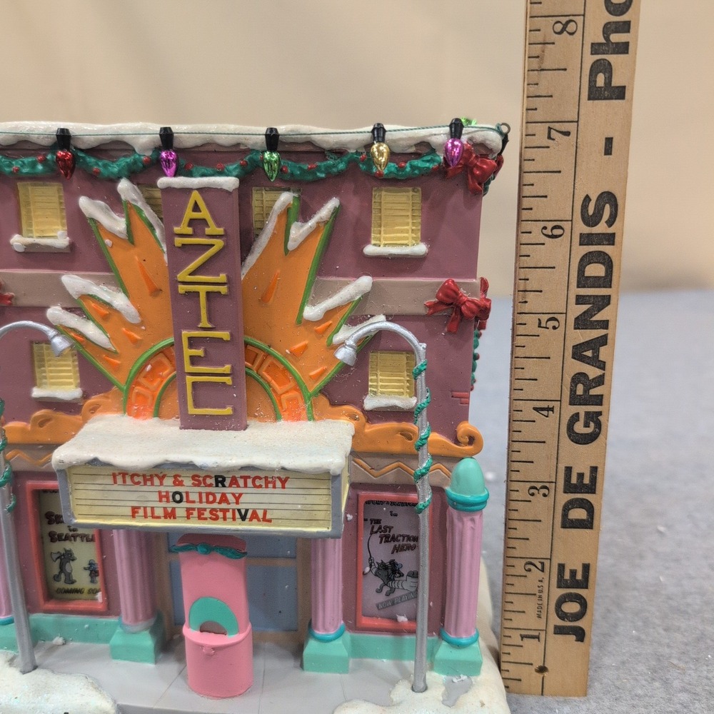 Hawthorne Village The Simpsons Aztec Movie House Christmas Village 2004 A1069 - Picture 6 of 9